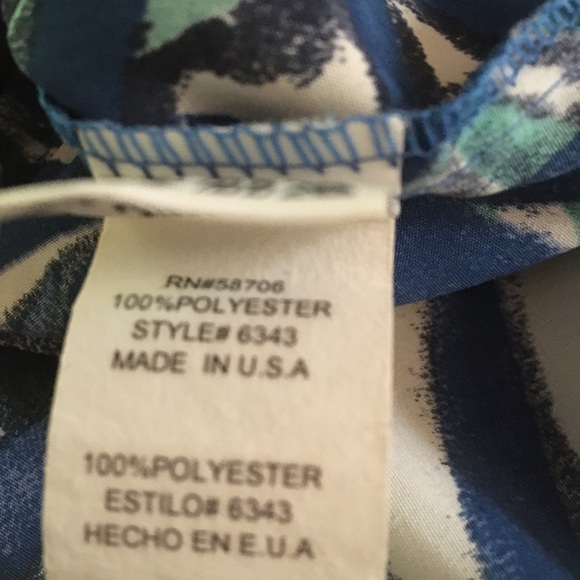 D’Accord mens Henley tropical print elastized waist size XL - Picture 4 of 4